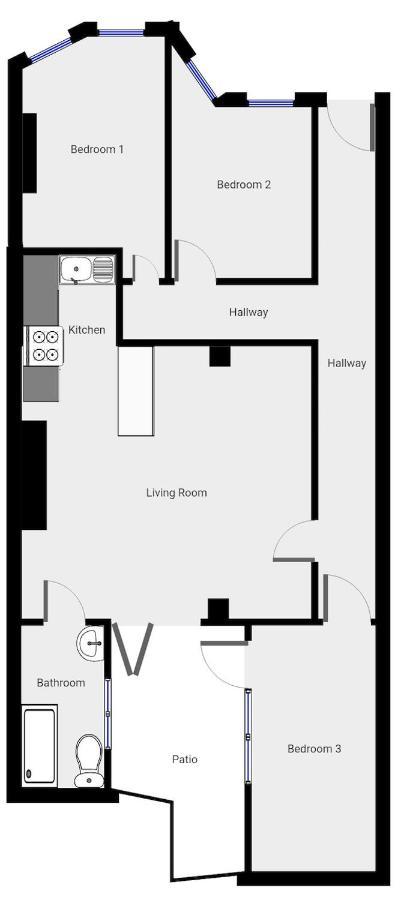 Central Brighton Flat, 3 Bedrooms, Sleeps 6, Close To Shops And Beach 外观 照片